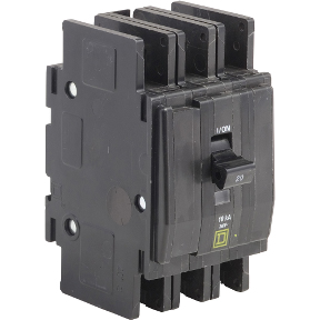 Schneider Electric Thermal Magnetic Circuit Breaker; 3-Pole; 30A; 240VAC; Lever; Ring Terminal; UL 489